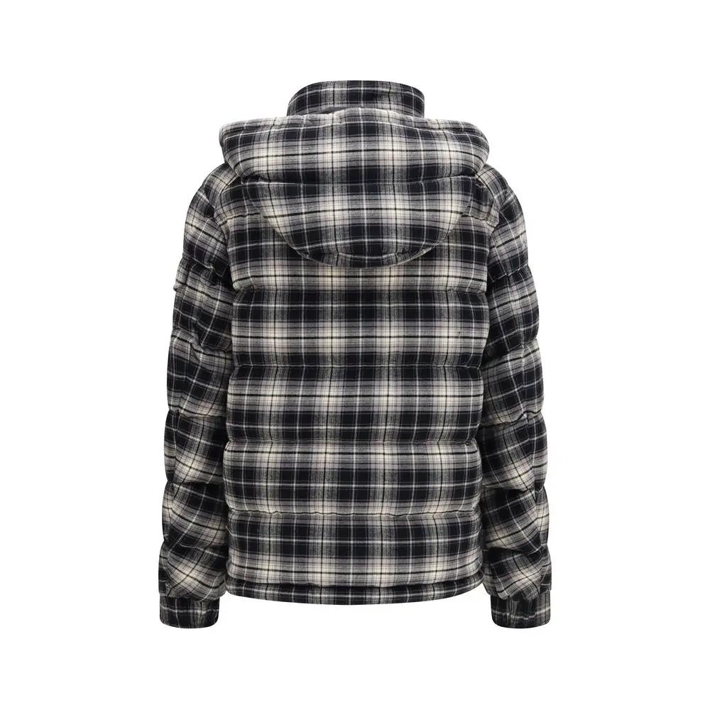 Moncler Black Cotton Full-Length Jacket