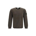 Stone Island Brown Cotton Sweatshirt