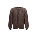 Cardigan en Mohair Marron Magliano