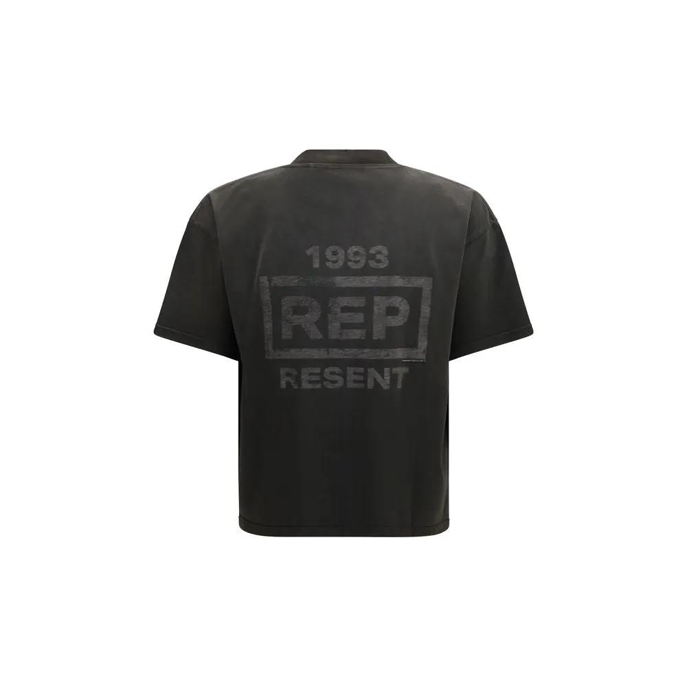 Represent Represent Gray Cotton T-Shirt