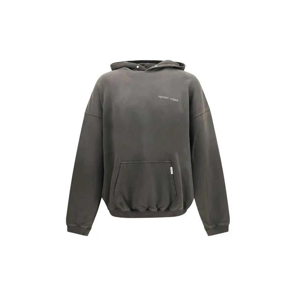 Represent Represent Gray Cotton Sweatshirt