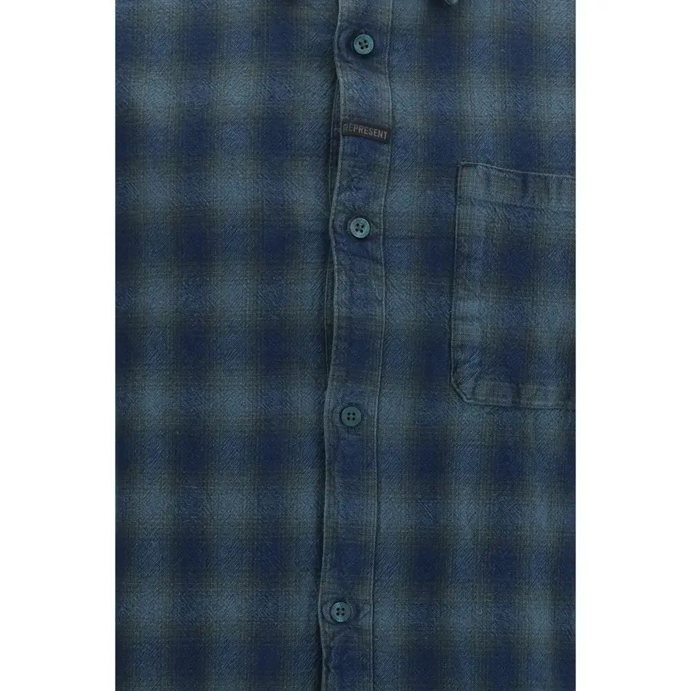 Represent Bicolor Cotton Pattern Shirt