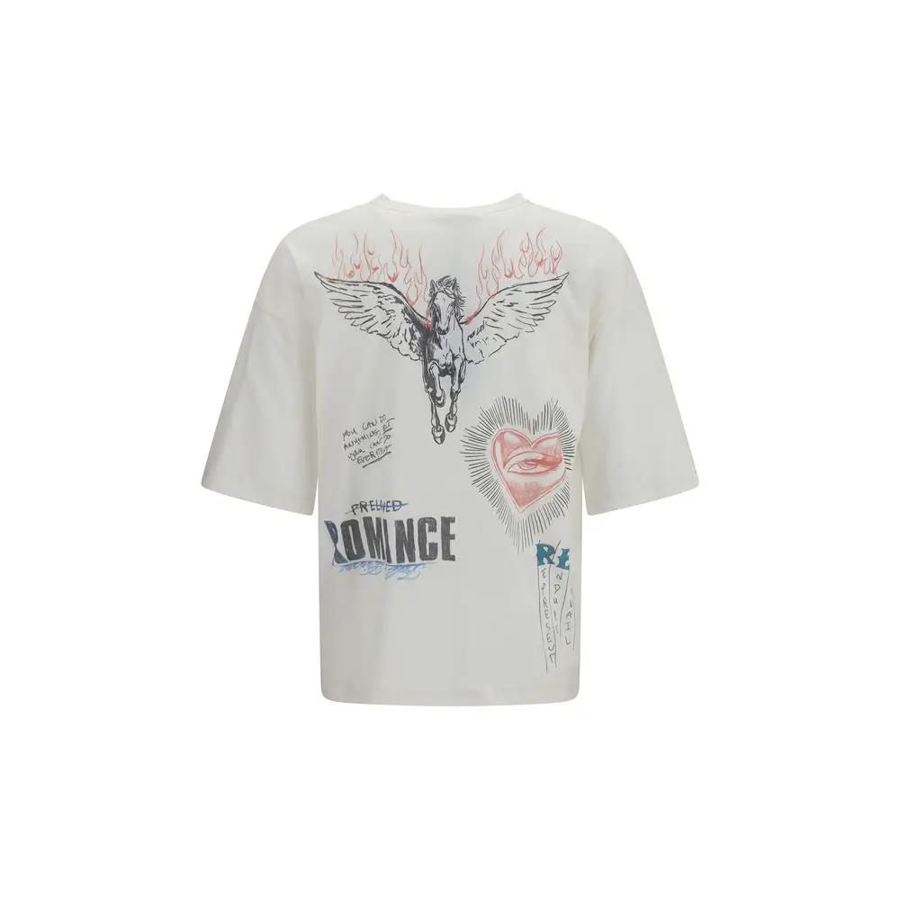 Represent Beige Cotton T-Shirt