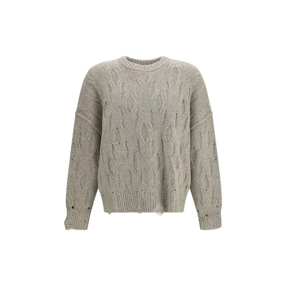 Represent Represent Beige Wool Oves Aries Sweatshirt