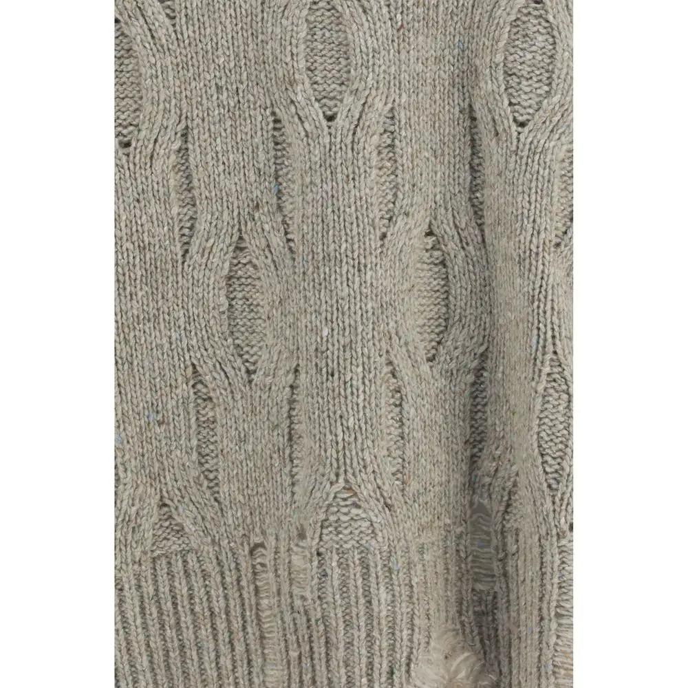 Represent Beige Wool Oves Aries Sweatshirt