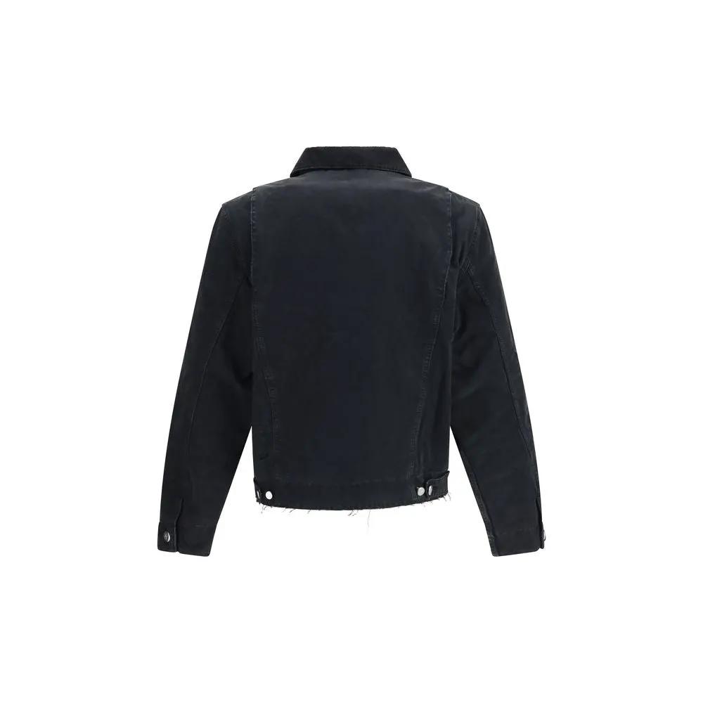 Represent Represent Black Cotton Full-Length Jacket