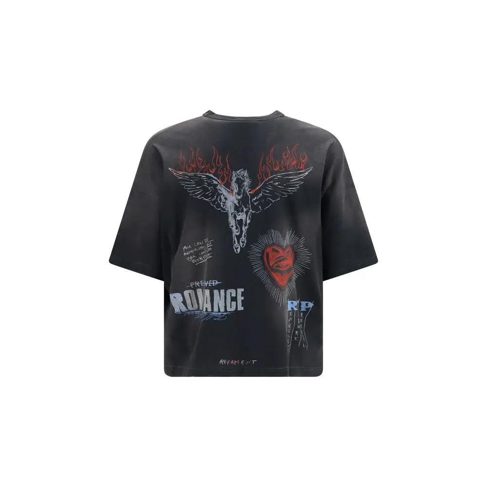Represent Represent Black Cotton T-Shirt