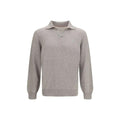 Brunello Cucinelli Gray Cashmere Sweatshirt