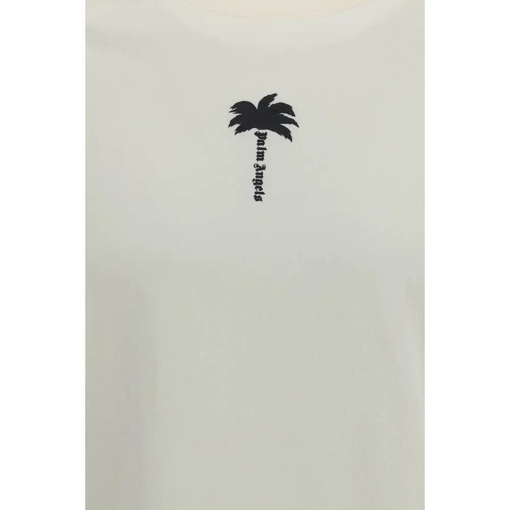 T-shirt Palm Angels en coton beige