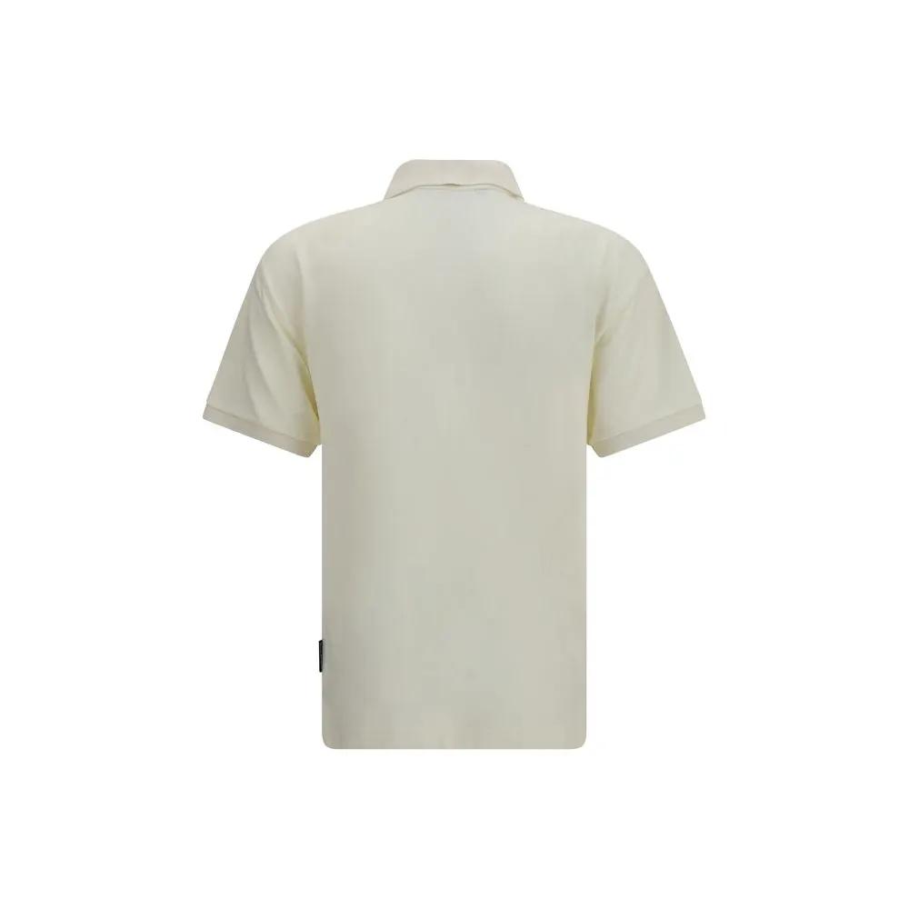 Palm Angels Palm Angels Beige Cotton Polo Shirt