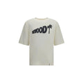 Palm Angels Palm Angels White Cotton T-Shirt