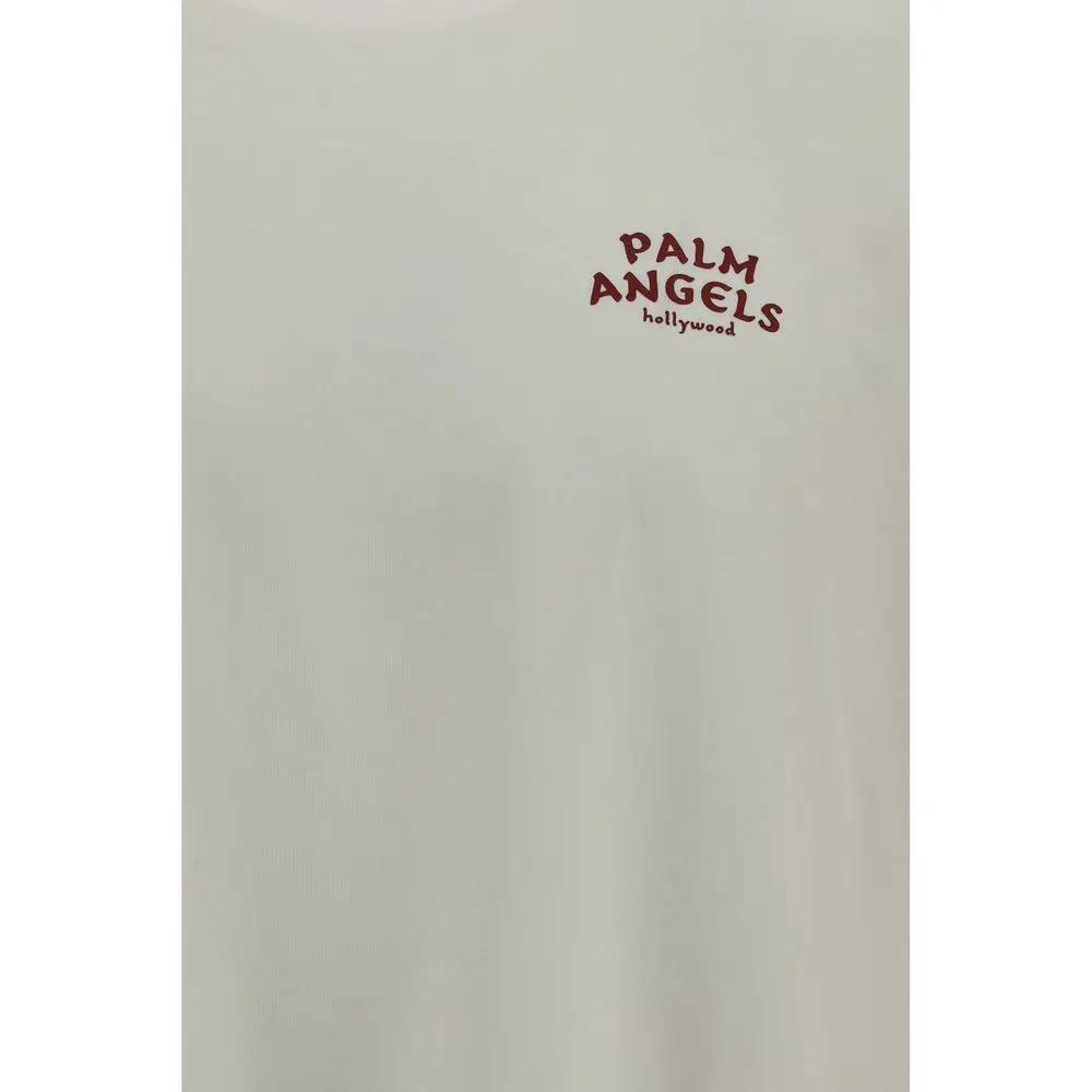 Palm Angels Beige Cotton T-Shirt