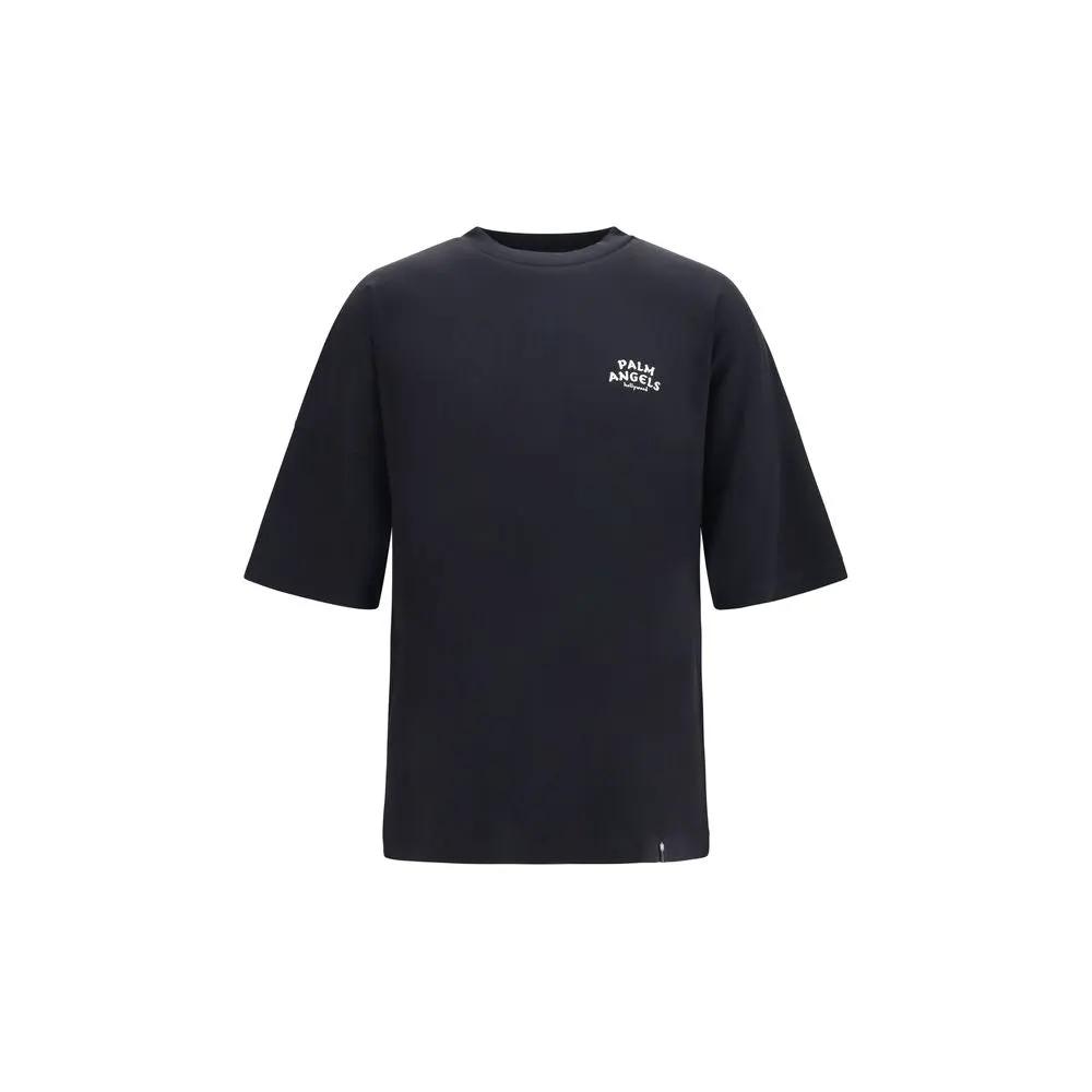 T-shirt en coton noir Palm Angels