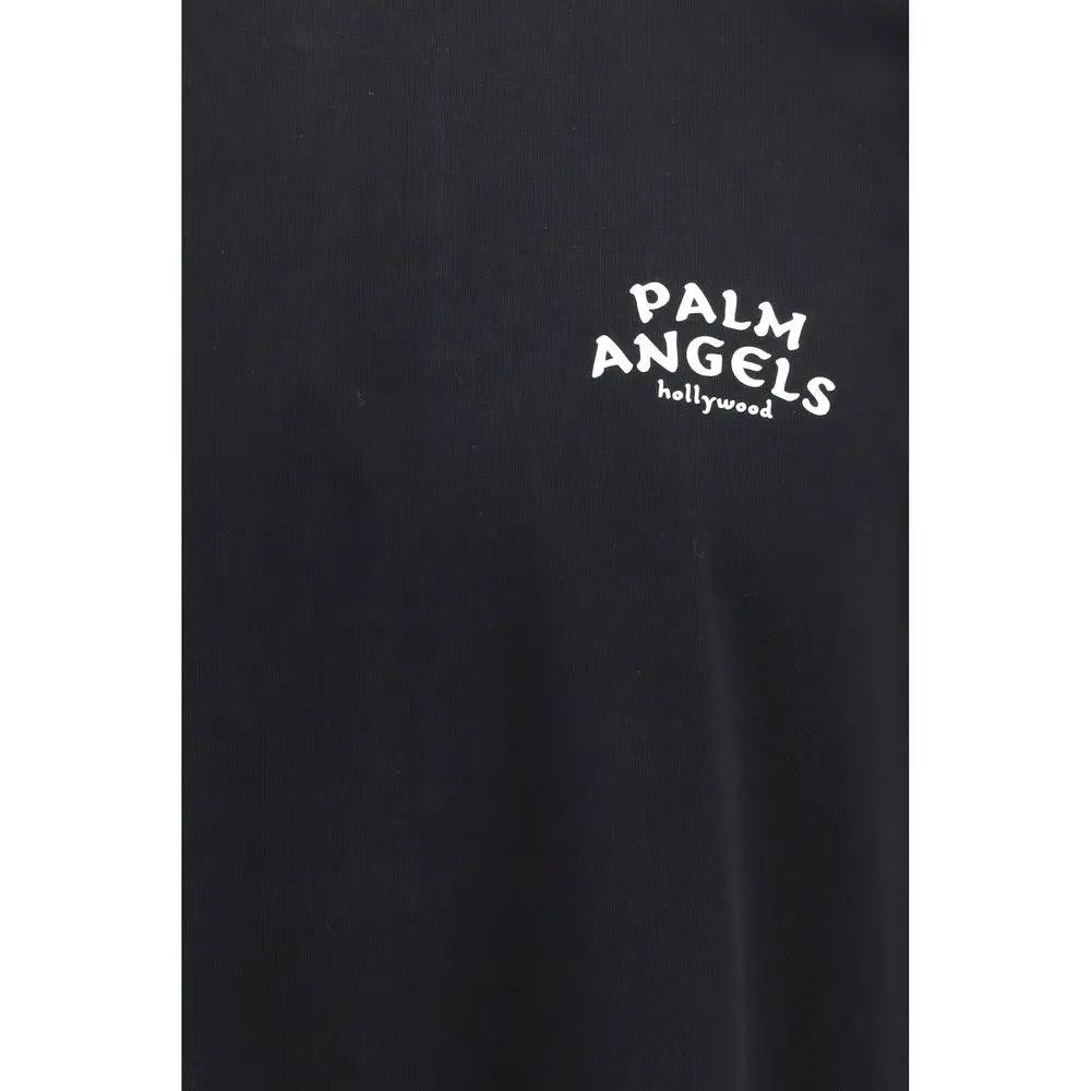 T-shirt en coton noir Palm Angels