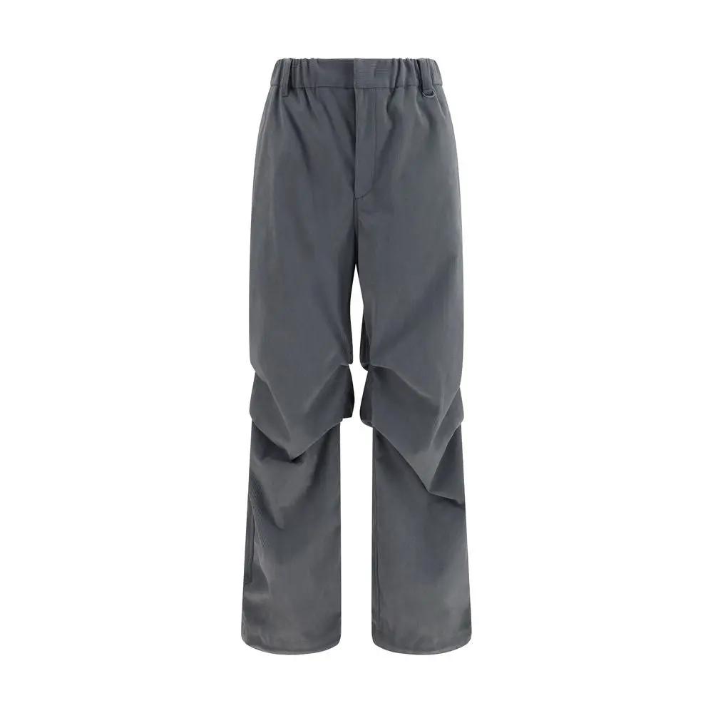 LAMINAR LAMINAR Gray Polyester Casual Pants