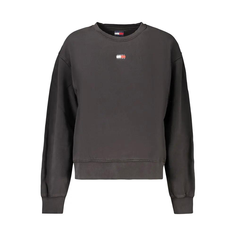 Tommy Hilfiger Black Cotton Sweatshirt