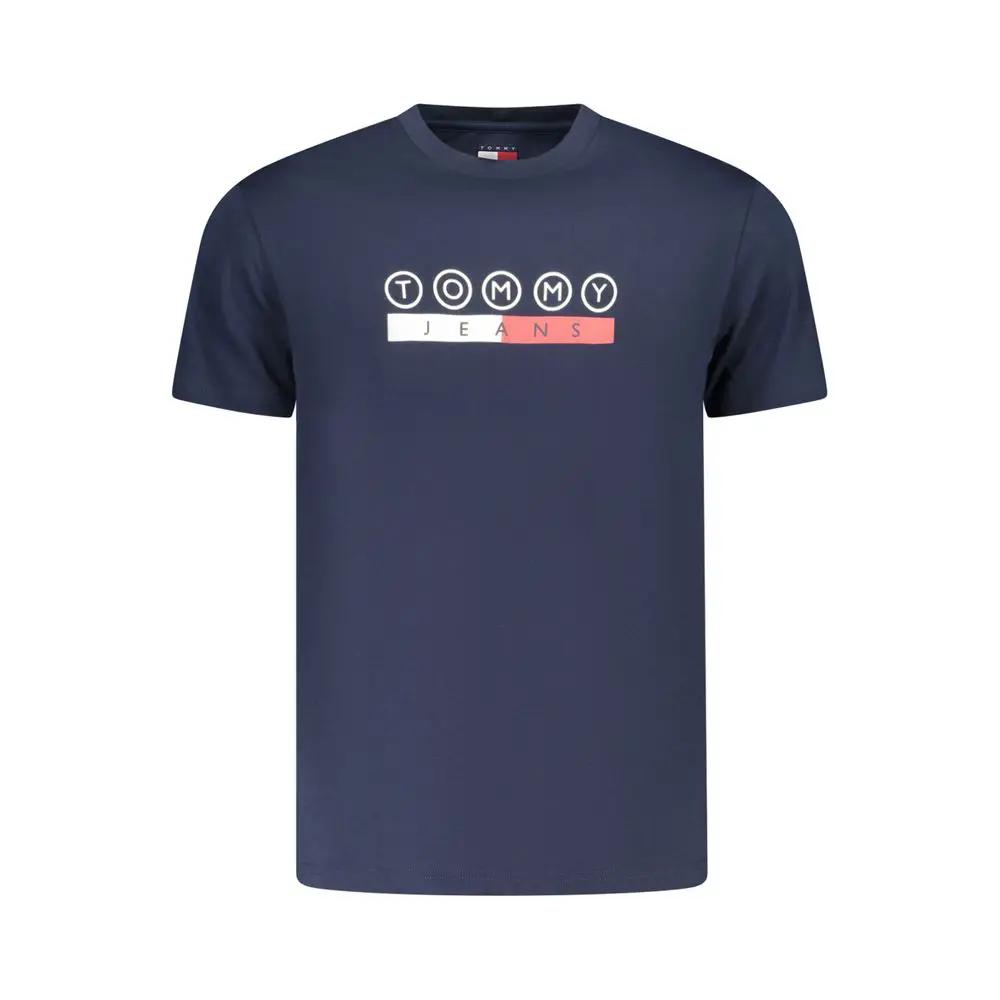 T-shirt en coton bleu Tommy Hilfiger