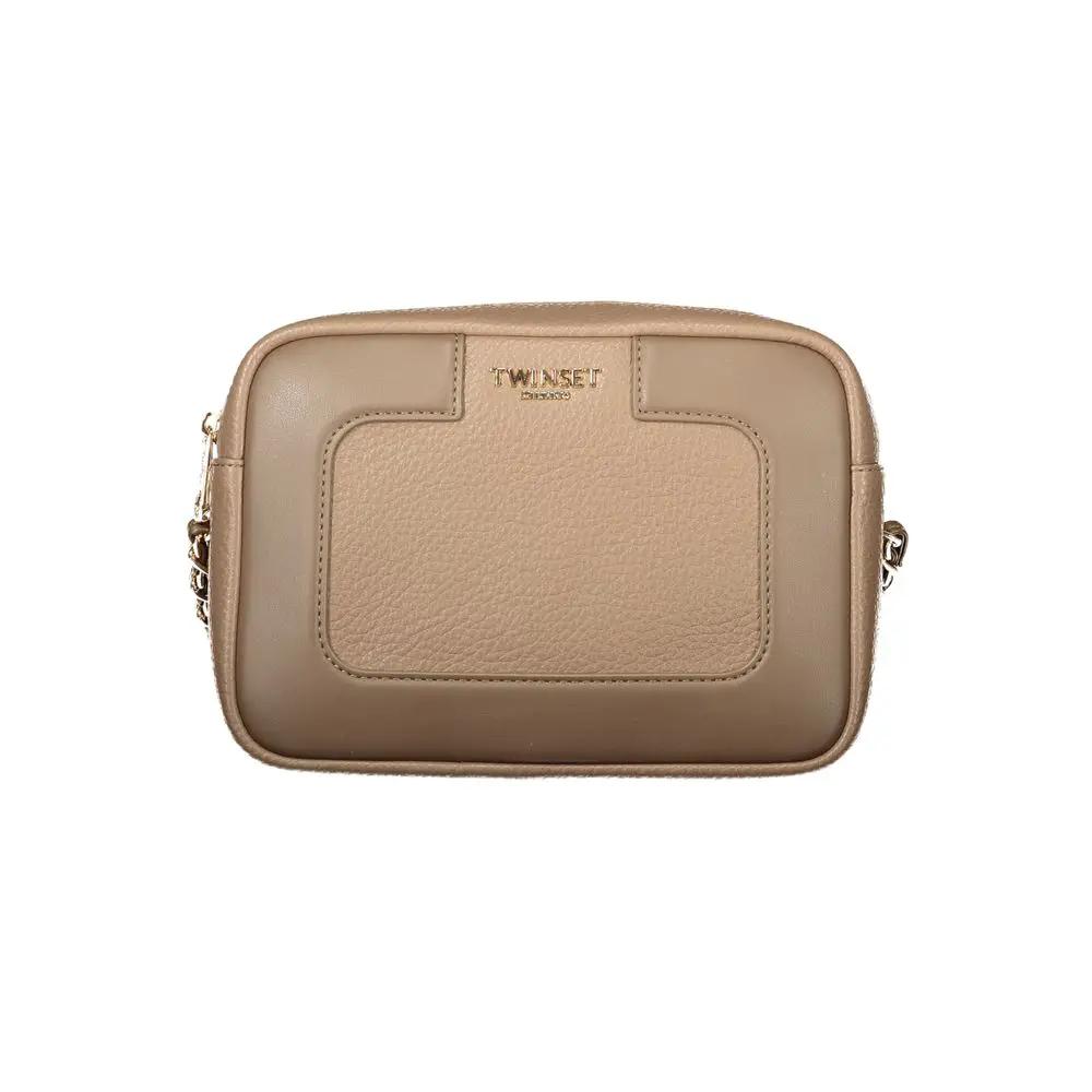 Twinset Brown Polyethylene Handbag
