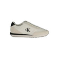 Calvin Klein Calvin Klein White Polyester Athletic Sneakers