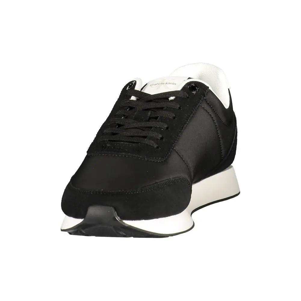 Calvin Klein Black Polyester Athletic Sneakers