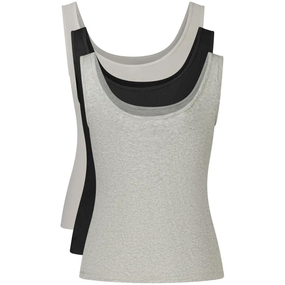 Calvin Klein Calvin Klein Black Cotton Tank Tops