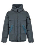 Stone Island Gray Polyamide Full-Length Jacket