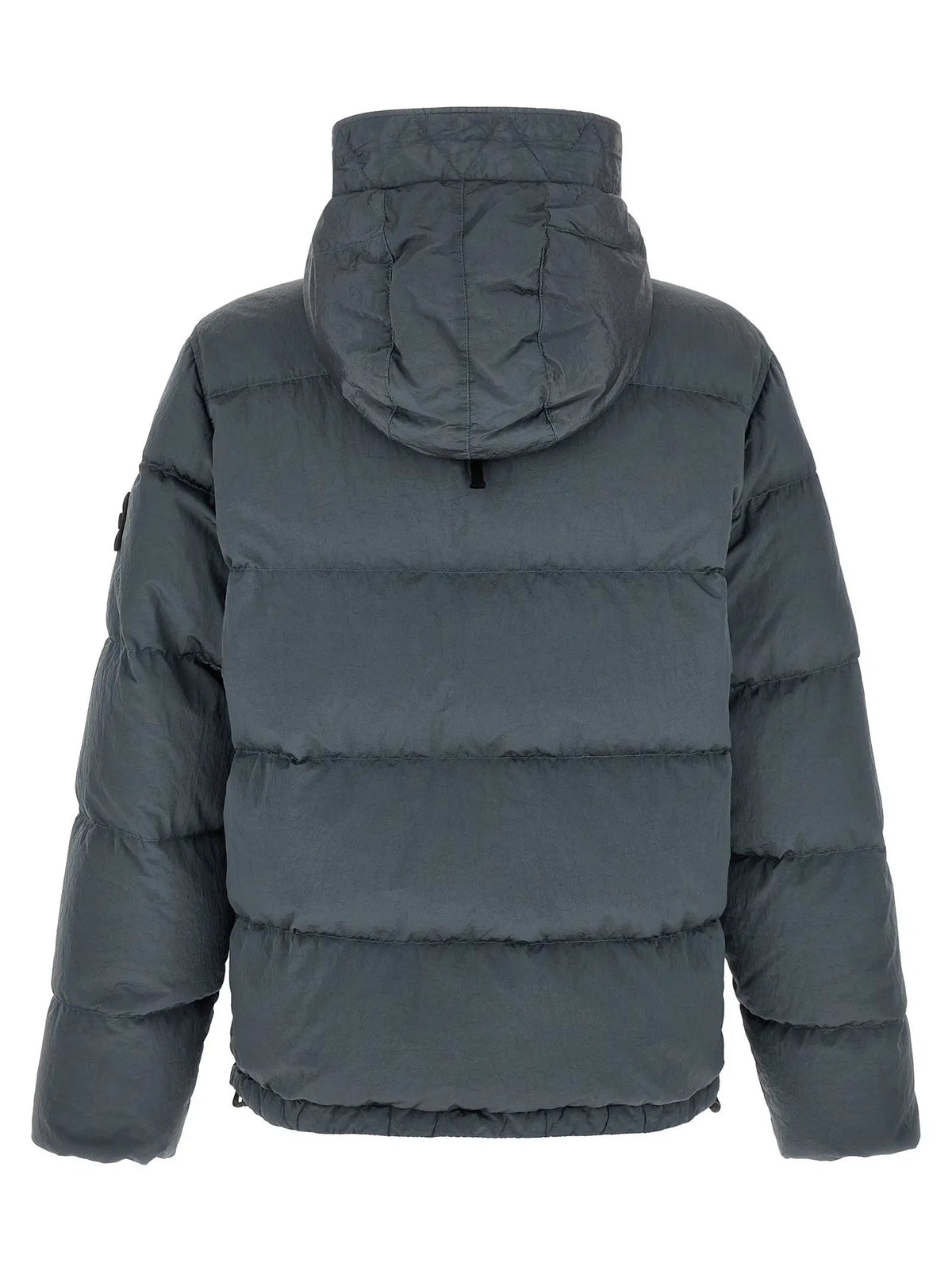 Stone Island Gray Polyamide Full-Length Jacket