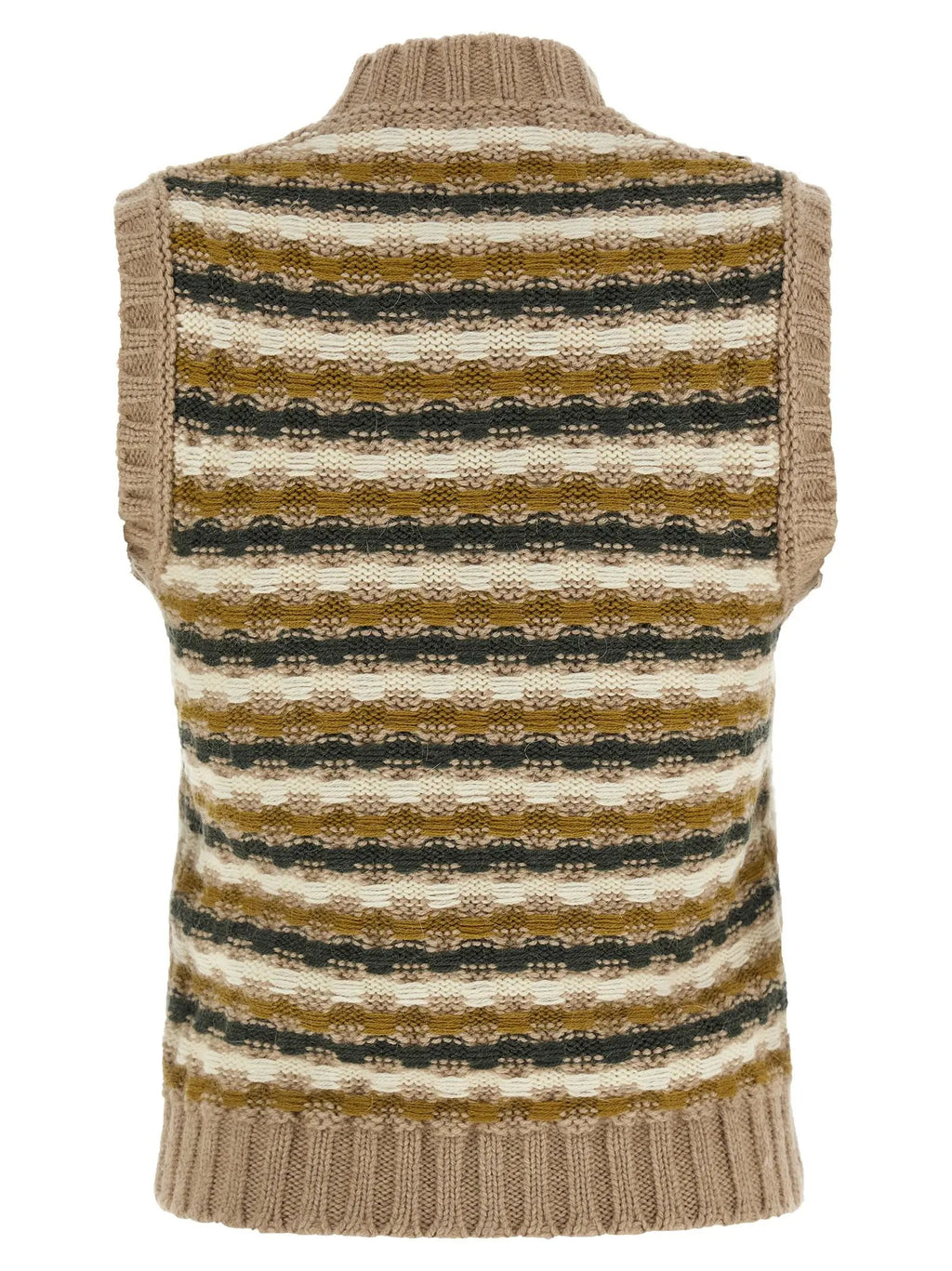 Marni Marni Beige Wool Sleeveless Jacket