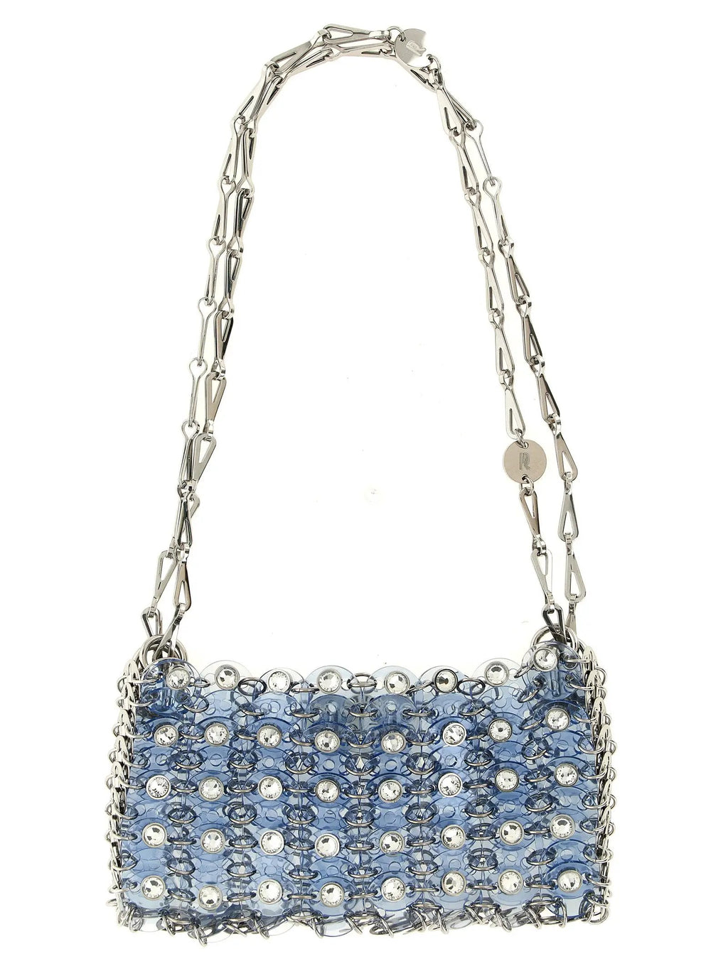 Paco Rabanne Paco Rabanne Blue Resin Shoulder Bag