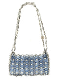 Paco Rabanne Paco Rabanne Blue Resin Shoulder Bag