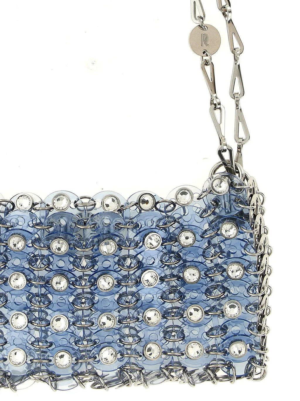 Paco Rabanne Paco Rabanne Blue Resin Shoulder Bag