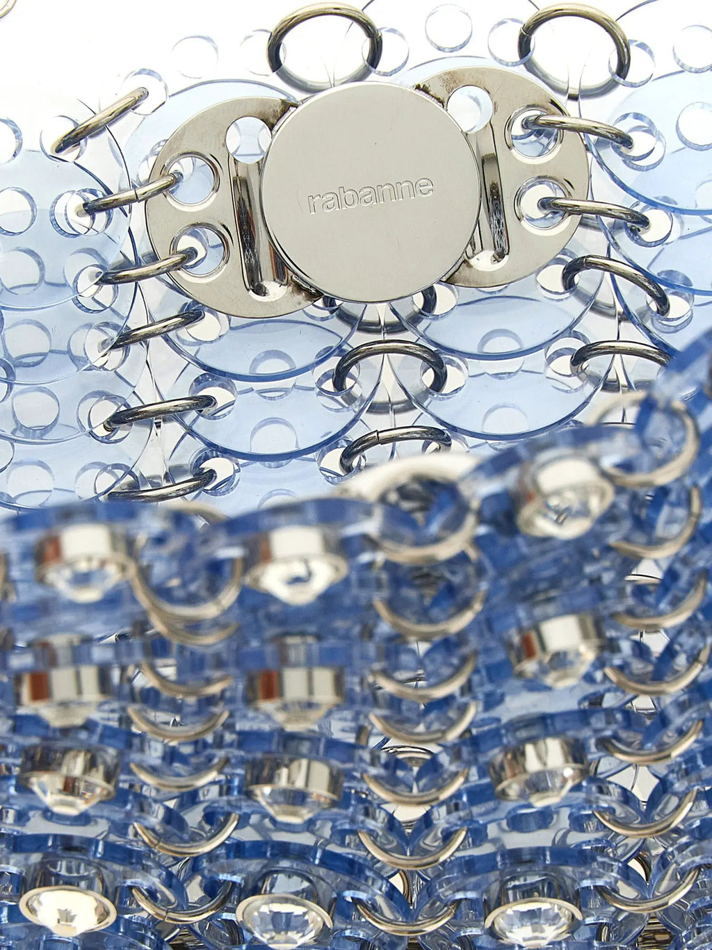 Paco Rabanne Paco Rabanne Blue Resin Shoulder Bag