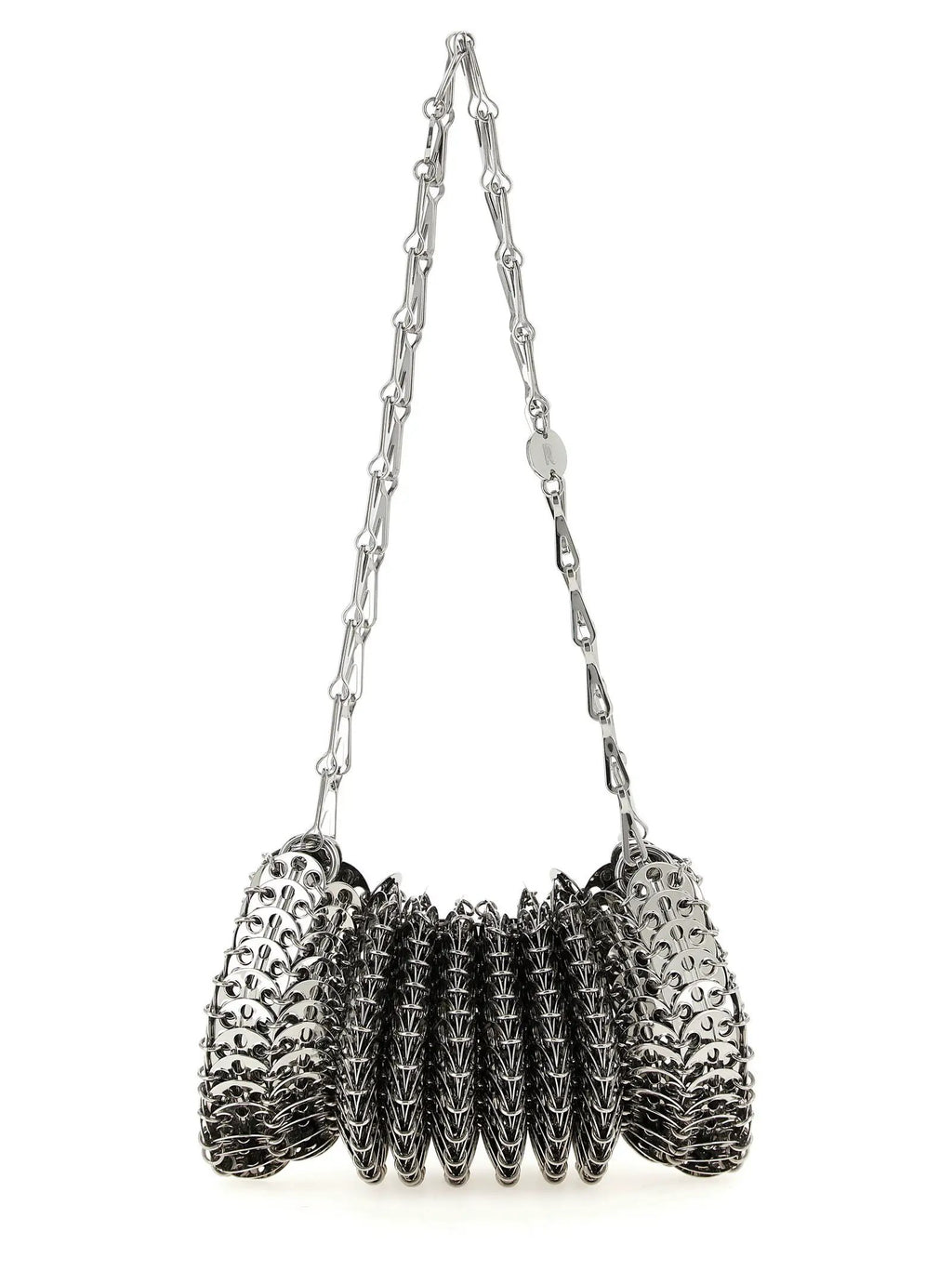Paco Rabanne Paco Rabanne Silver Stainless Steel Shoulder Bag