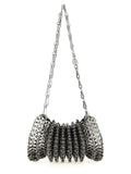 Paco Rabanne Paco Rabanne Silver Stainless Steel Shoulder Bag
