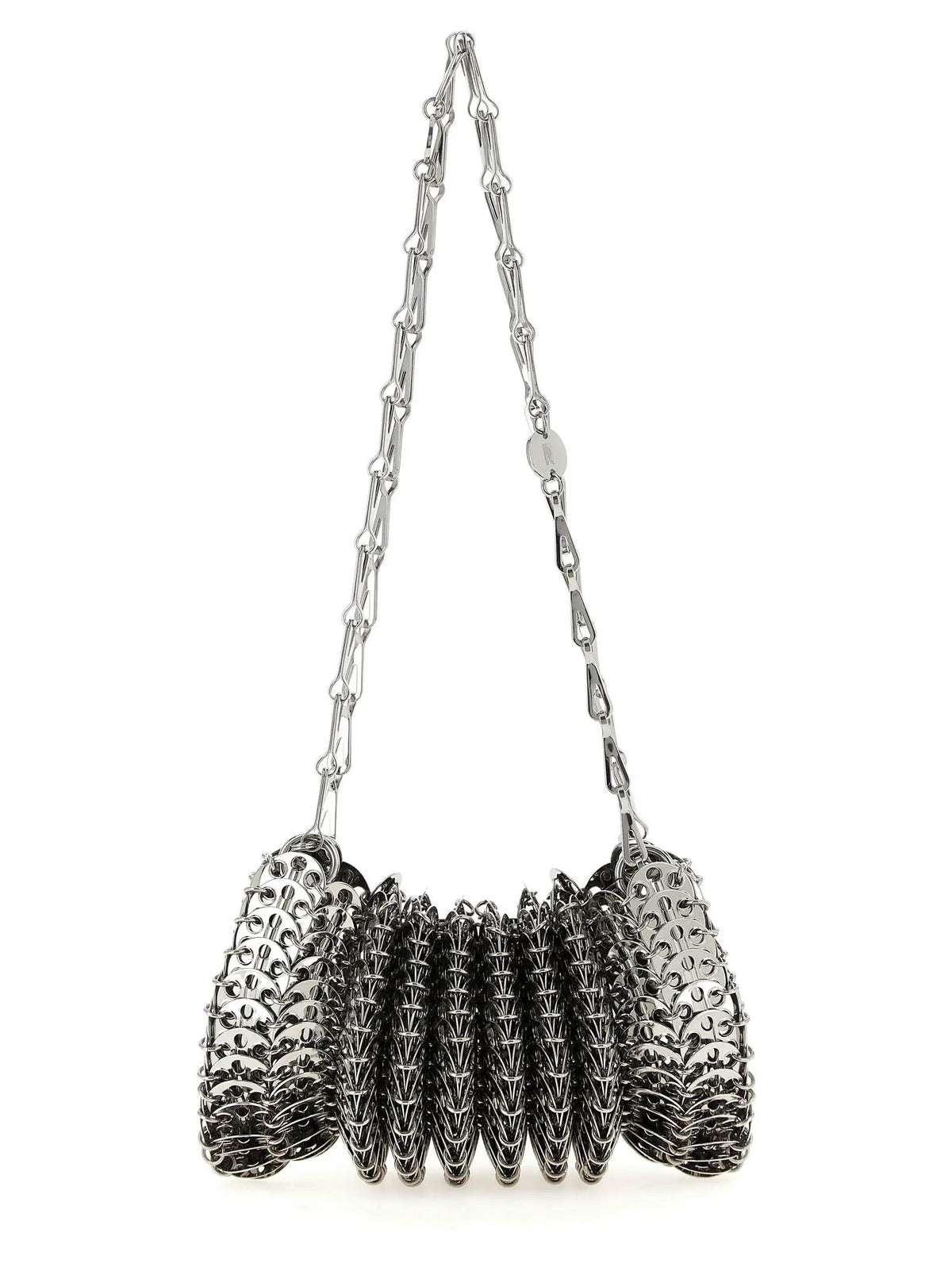 Paco Rabanne Paco Rabanne Silver Stainless Steel Shoulder Bag