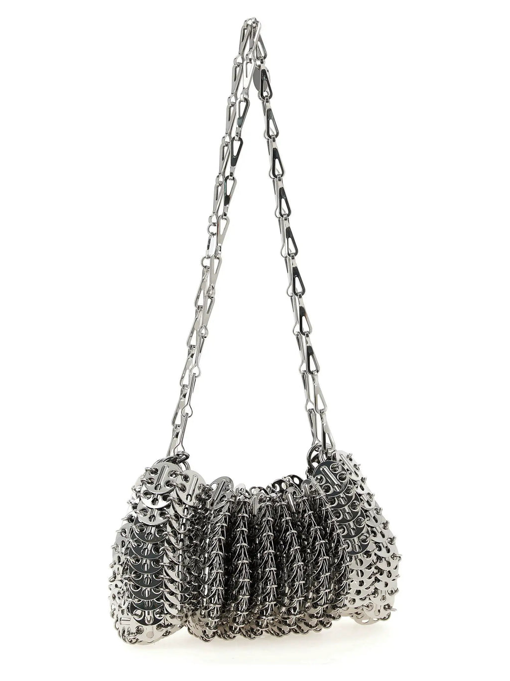 Paco Rabanne Paco Rabanne Silver Stainless Steel Shoulder Bag