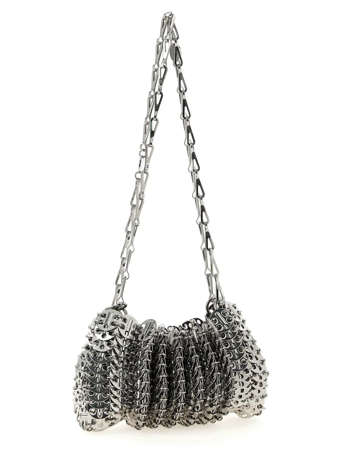 Paco Rabanne Paco Rabanne Silver Stainless Steel Shoulder Bag