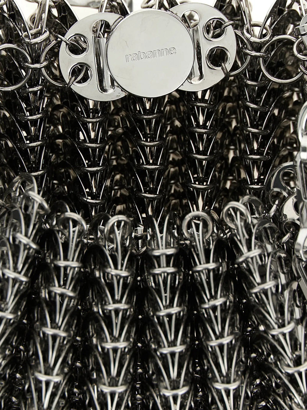 Paco Rabanne Paco Rabanne Silver Stainless Steel Shoulder Bag