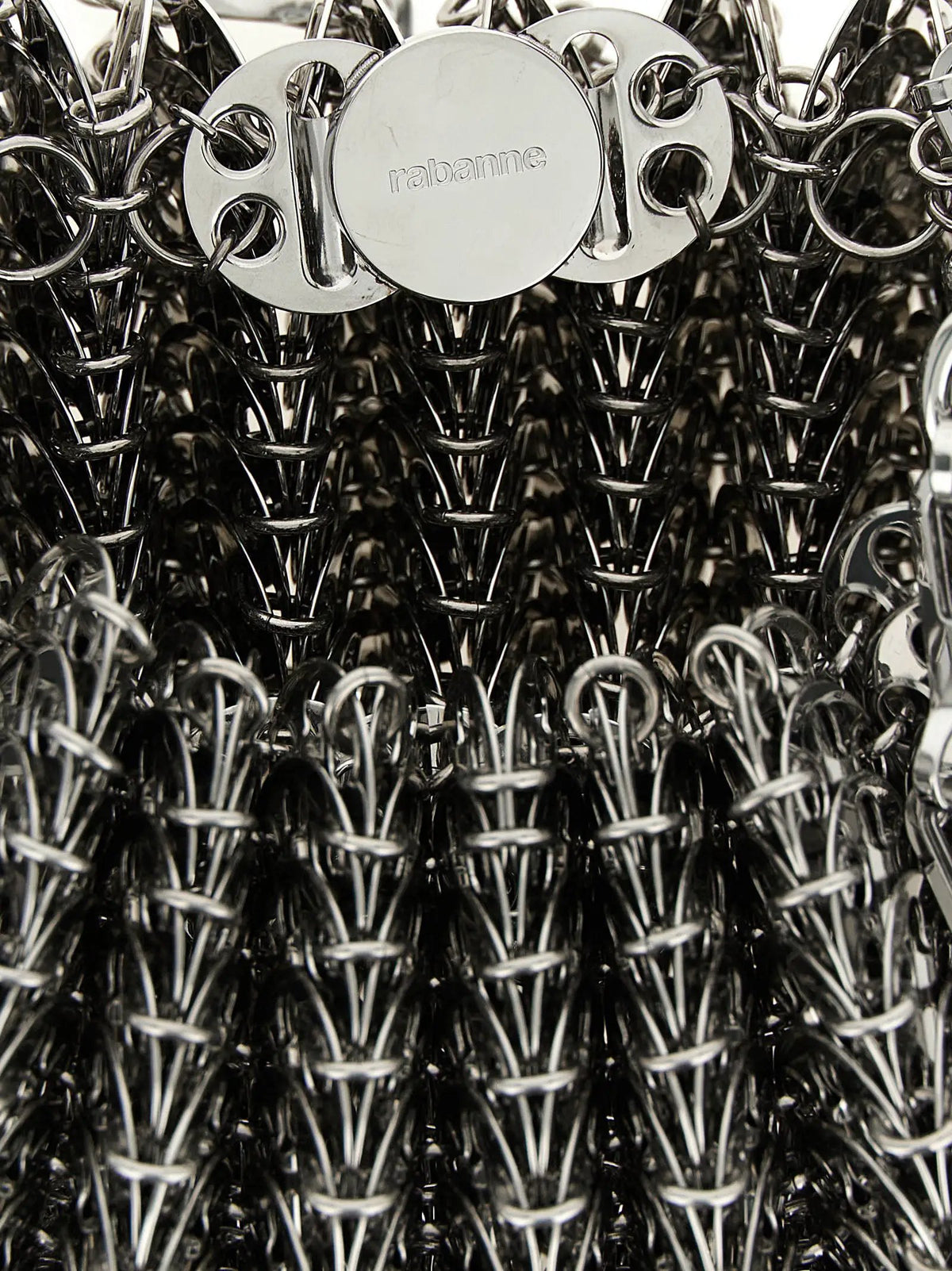 Paco Rabanne Paco Rabanne Silver Stainless Steel Shoulder Bag