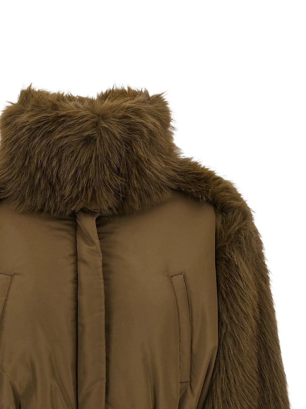 Fabiana Filippi Fabiana Filippi Bicolor Virgin Wool Bomber