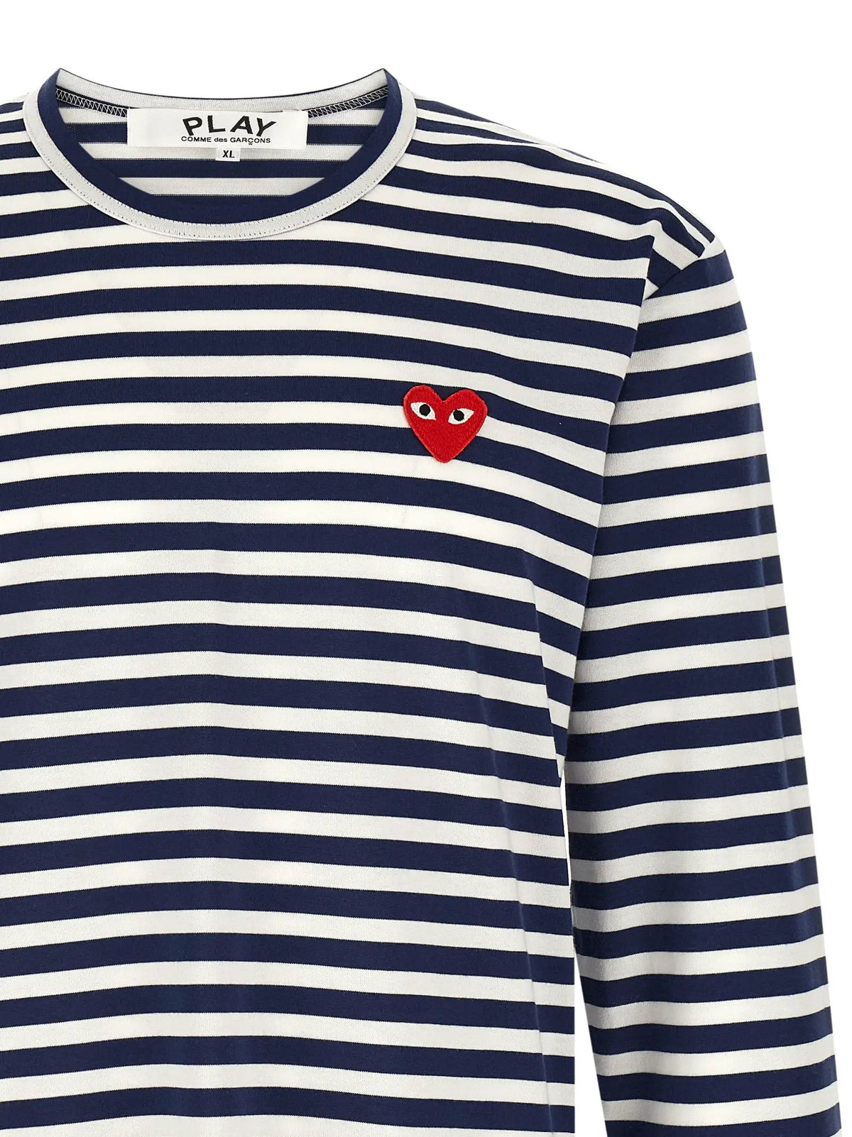 Comme Des Garçons Play Multicolor Cotton T-Shirt
