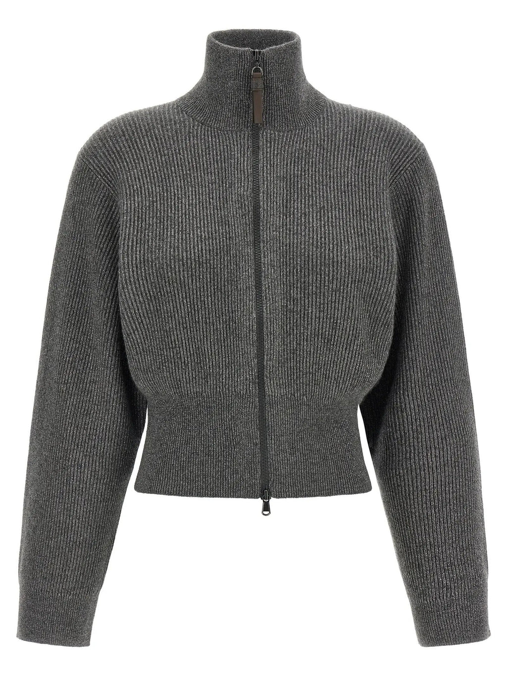 Brunello Cucinelli Brunello Cucinelli Gray Cashmere Cardigan