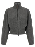 Brunello Cucinelli Brunello Cucinelli Gray Cashmere Cardigan
