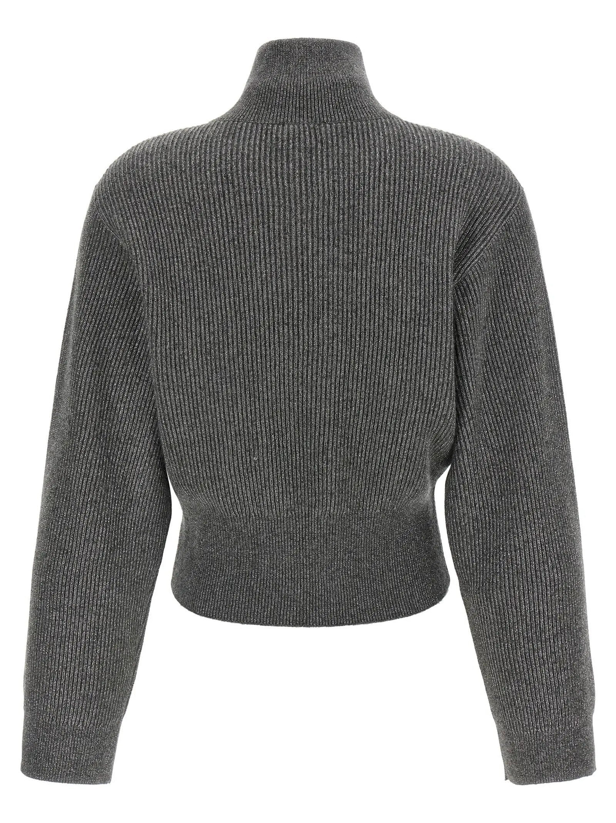 Brunello Cucinelli Brunello Cucinelli Gray Cashmere Cardigan