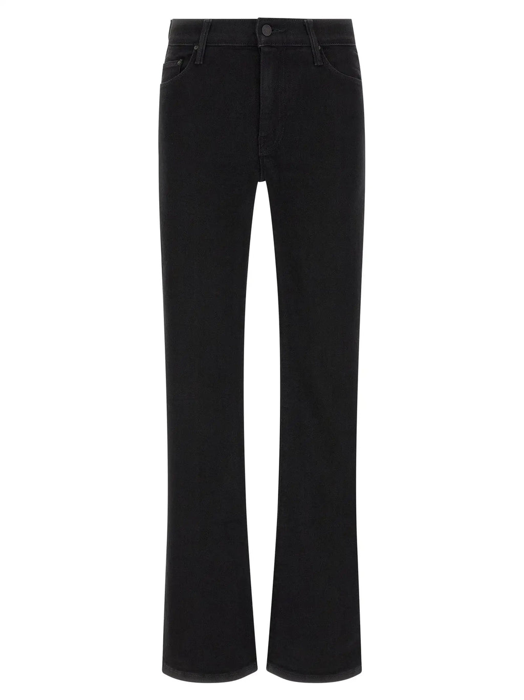 Mother Denim Mother Denim Black Cotton Flared Jeans
