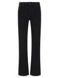 Mother Denim Mother Denim Black Cotton Flared Jeans