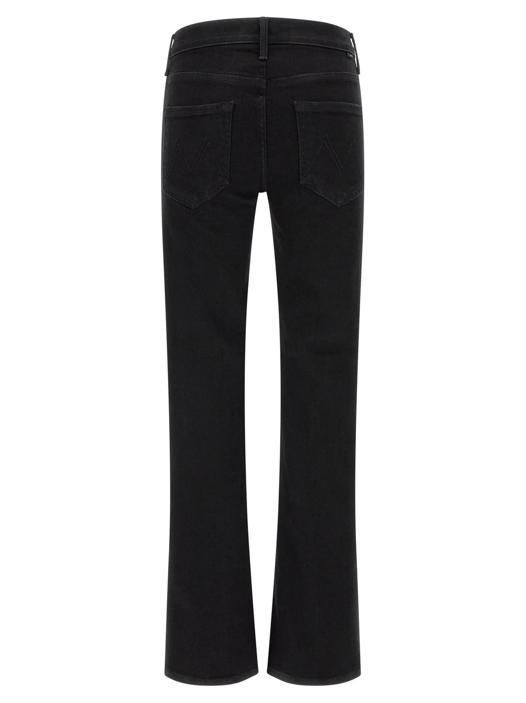 Mother Denim Mother Denim Black Cotton Flared Jeans
