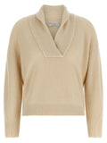 Brunello Cucinelli Brunello Cucinelli Beige Cashmere Cardigan