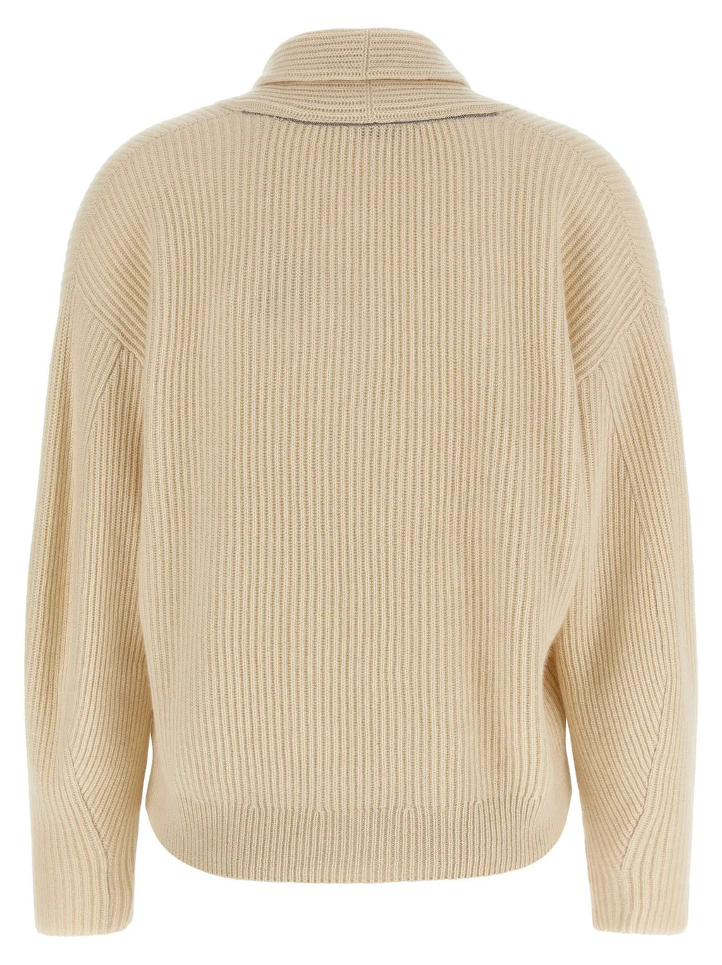 Brunello Cucinelli Brunello Cucinelli Beige Cashmere Cardigan