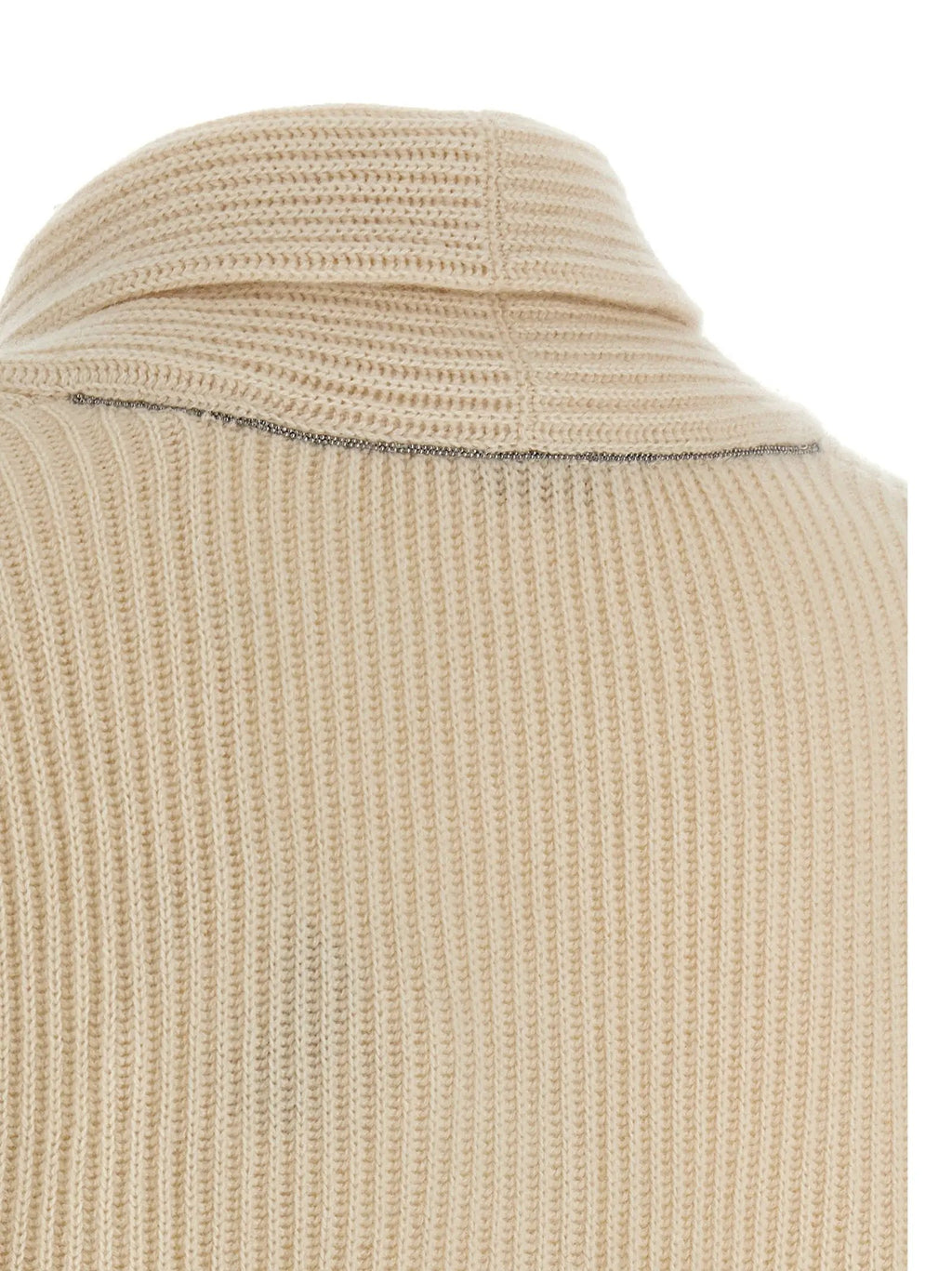 Brunello Cucinelli Brunello Cucinelli Beige Cashmere Cardigan